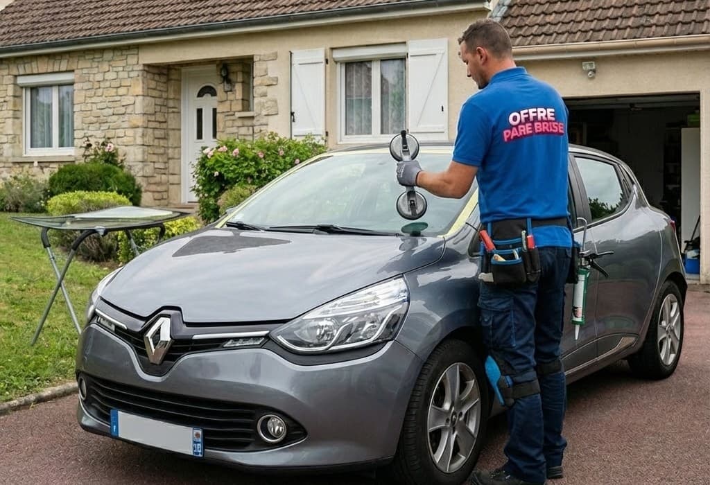 Technicien Offre Pare Brise en intervention à domicile